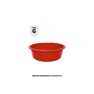 BACIA - MAGICPLASTIC - G PLASTICA CANELADA - CX24